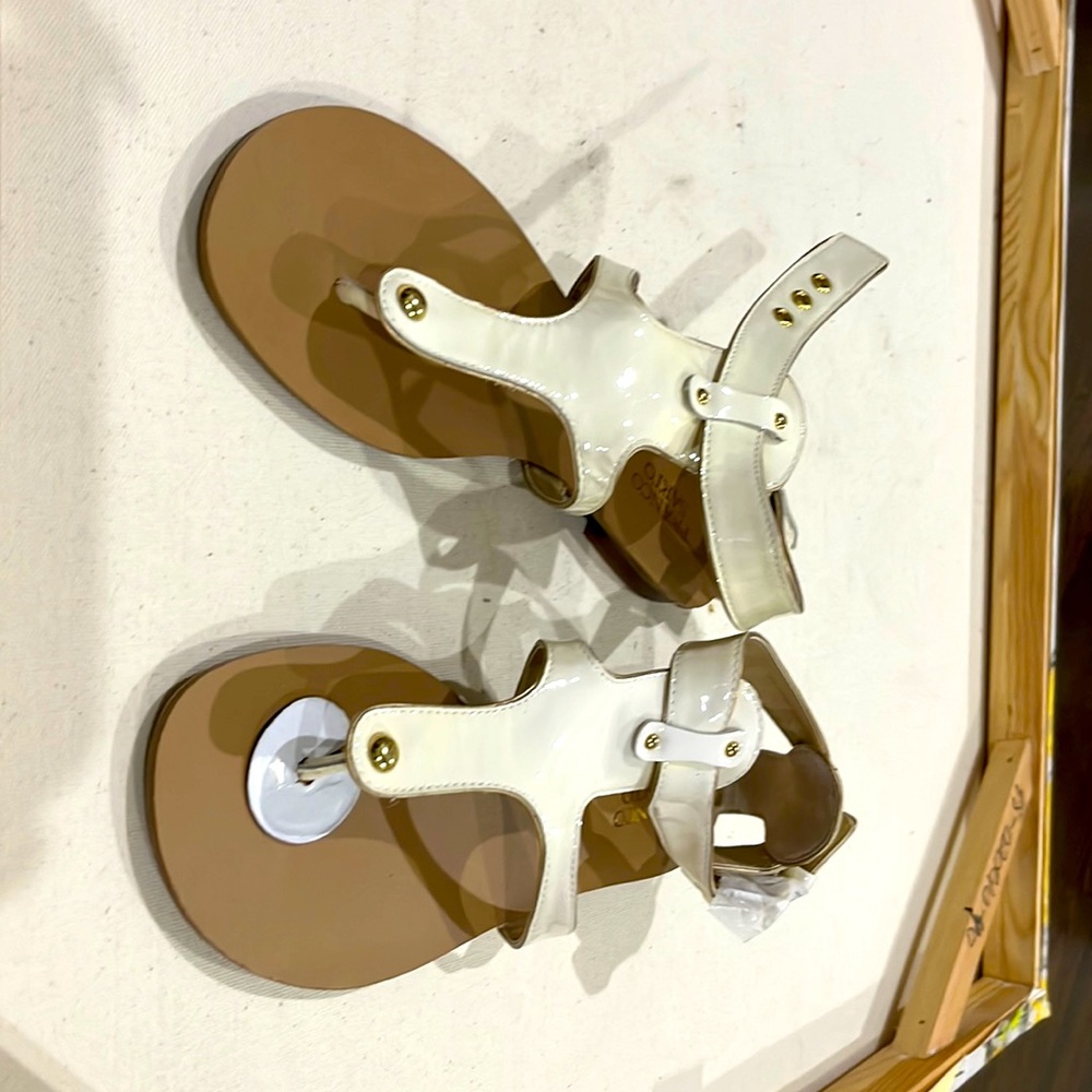 Off White Franco Sarto women’s sandals size 9.5.